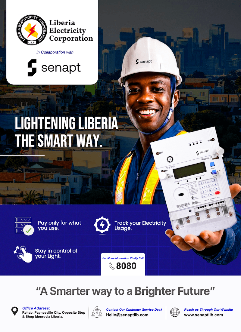 Senapt Liberia billboard