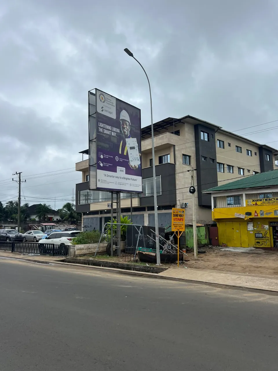 Senapt billboard, Senapt HQ, Rehab, Paynesville