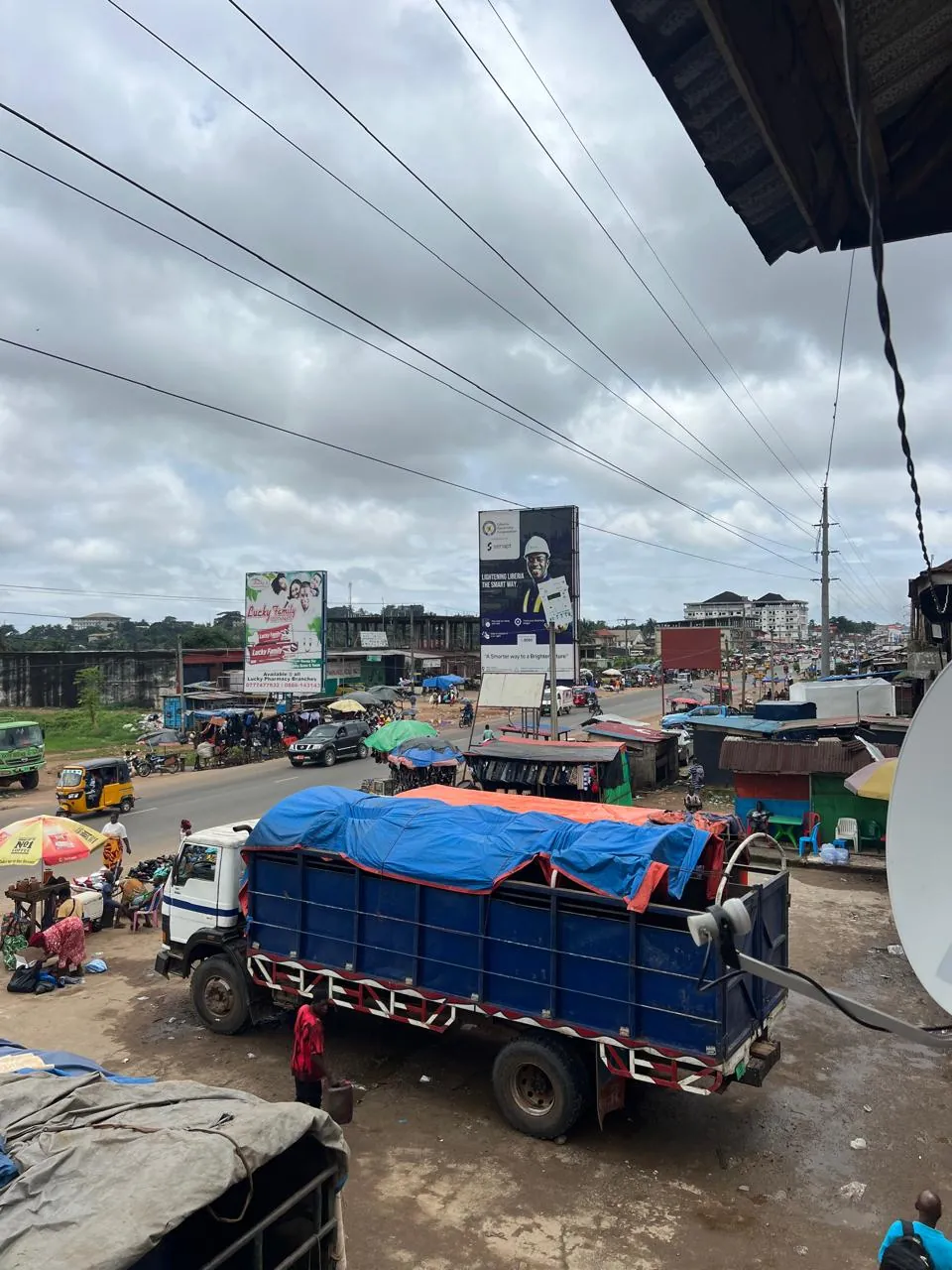 Senapt billboard, Central market, Paynesville